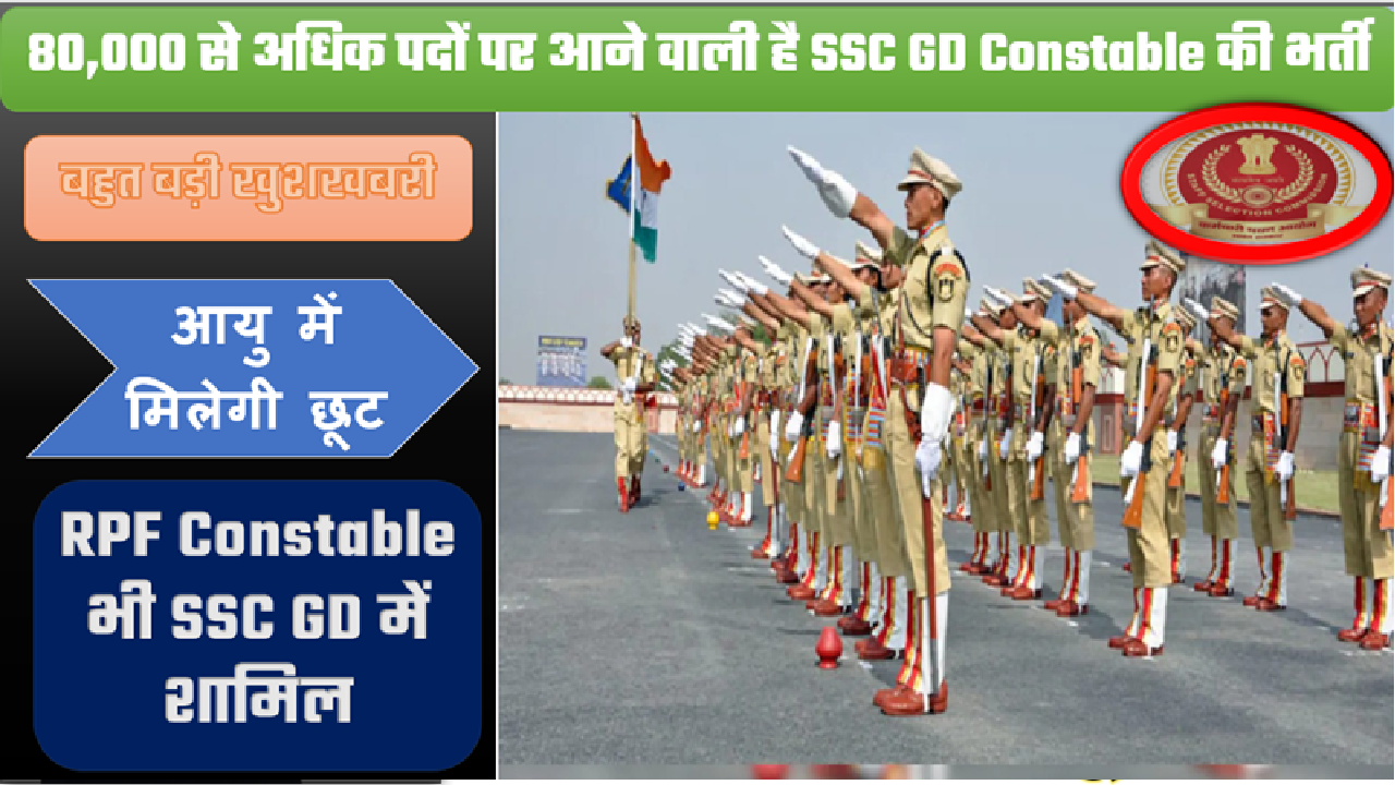 SSC GD New Vacancy 2025-26