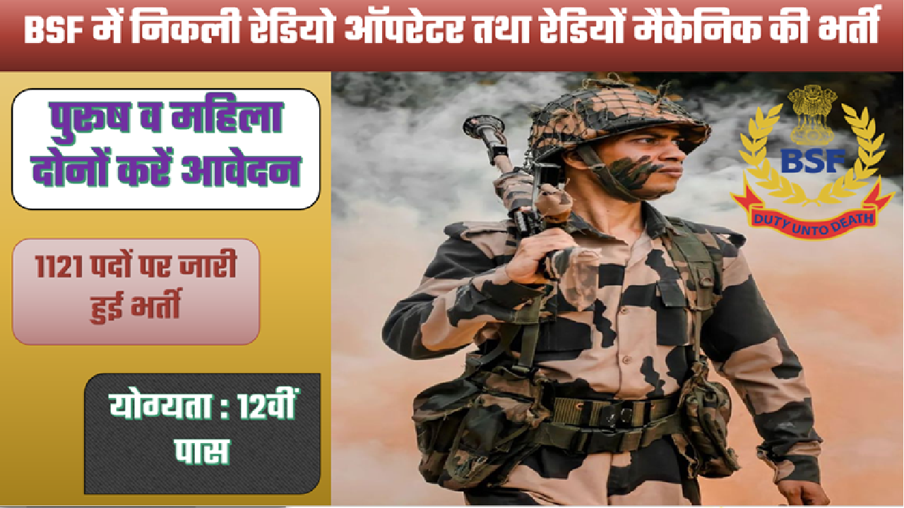 BSF RO RM New Vacancy 2025