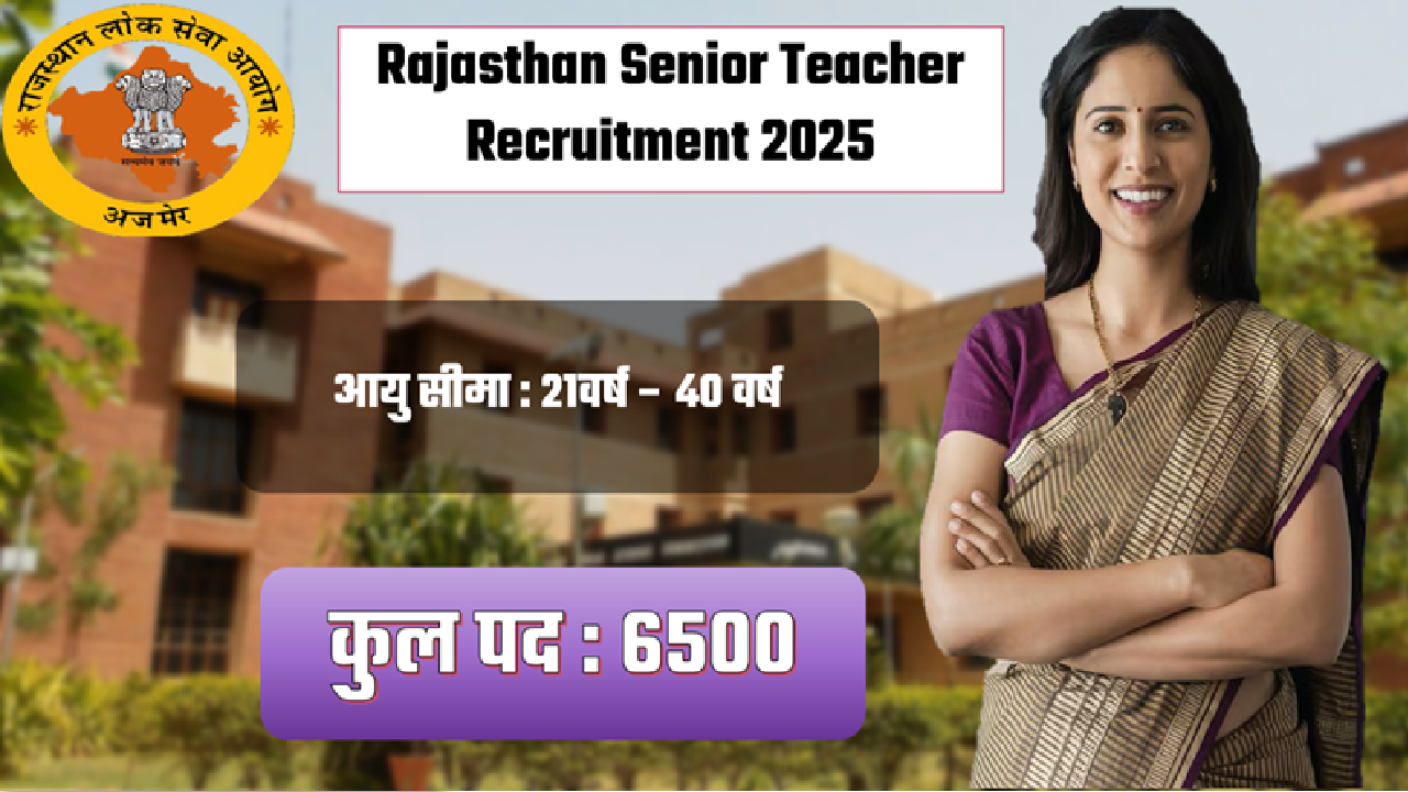 RPSC Senior Teacher Recruitment 2025